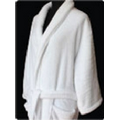 100% Polyester Coral Fleece Bath Robe Shawl Collar